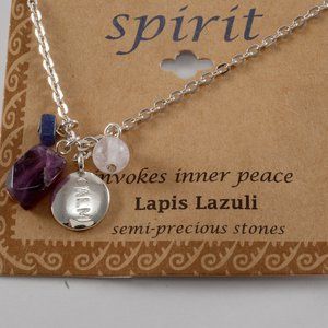 Spirit Lapis Lazuli Charm Necklace